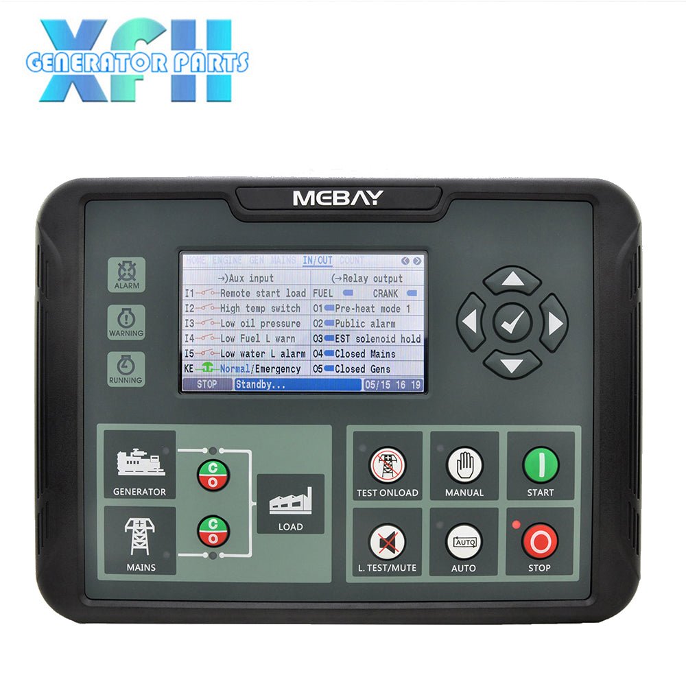 Mebay AMF ATS Generator Controller DC82D DC82DR RS485 Remote Control Module - XFH generator parts