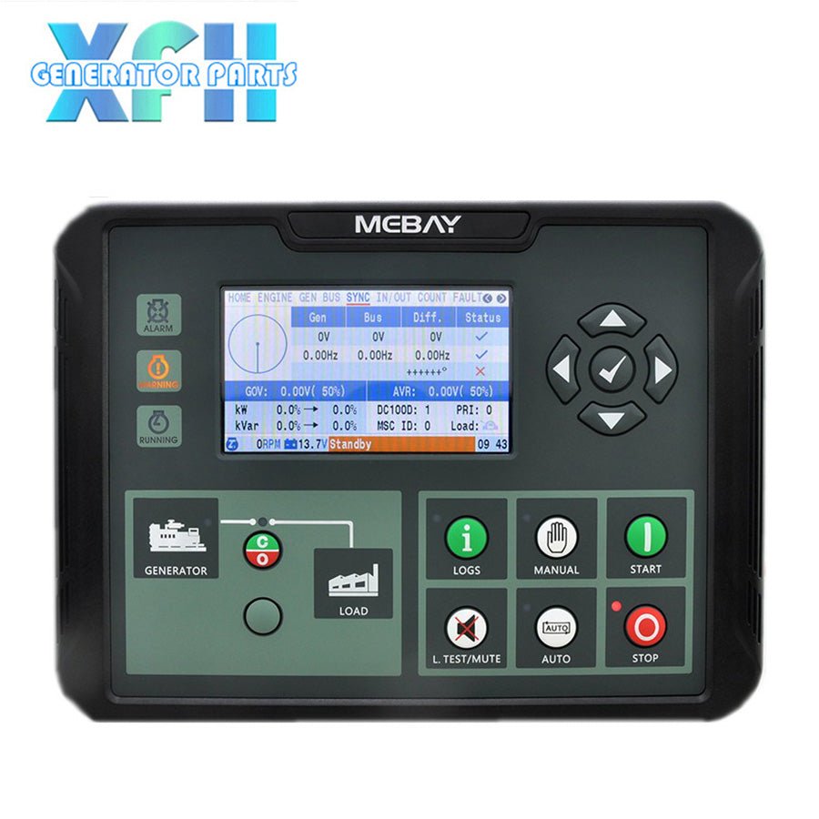 Mebay DC100D Load Sharing Generator Synchronising Controller Replace DSE8610 HGM9510 - XFH generator parts