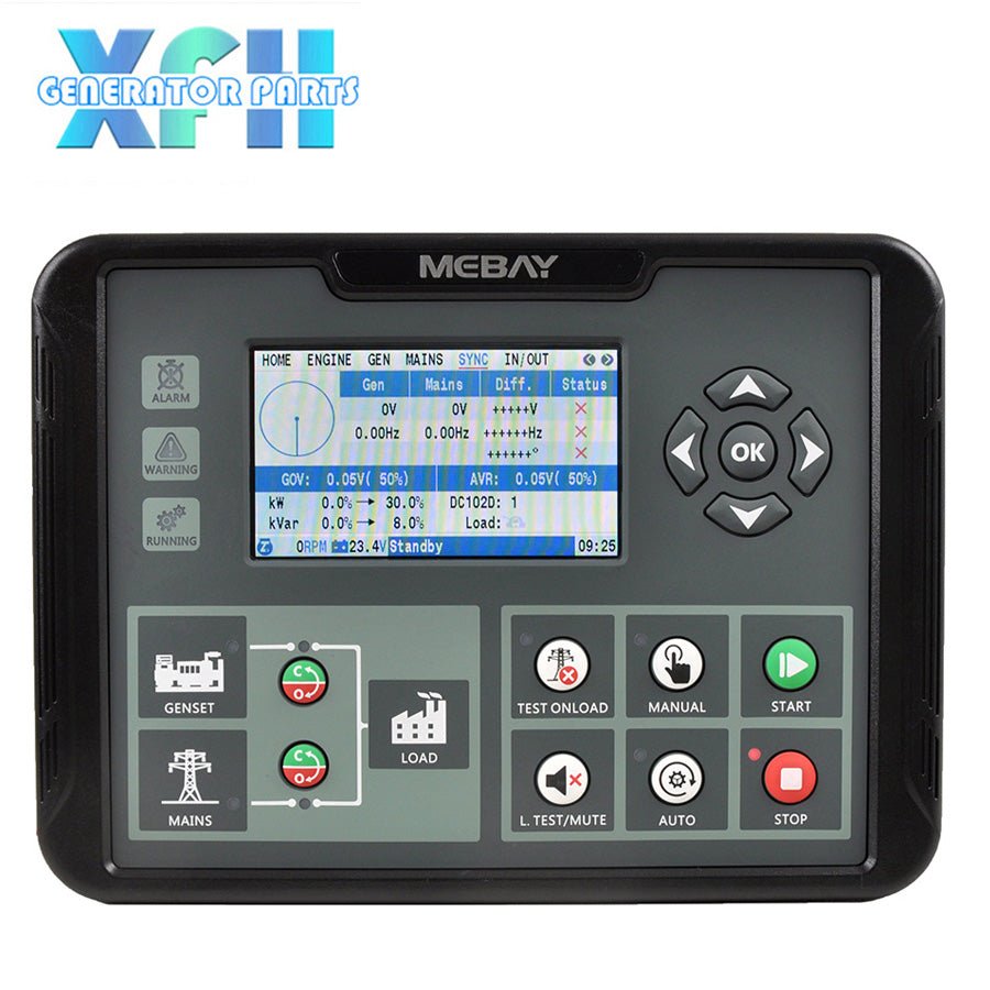 Mebay DC102D Synchronising AMF Load Sharing Generator Controller Control Module - XFH generator parts