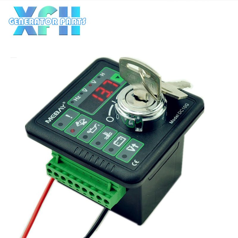Mebay DC10G Diesel Manual Key Start Generator Controller Genset Control Module Replace DSE501K - XFH generator parts