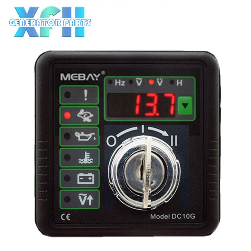 Mebay DC10G Diesel Manual Key Start Generator Controller Genset Control Module Replace DSE501K - XFH generator parts