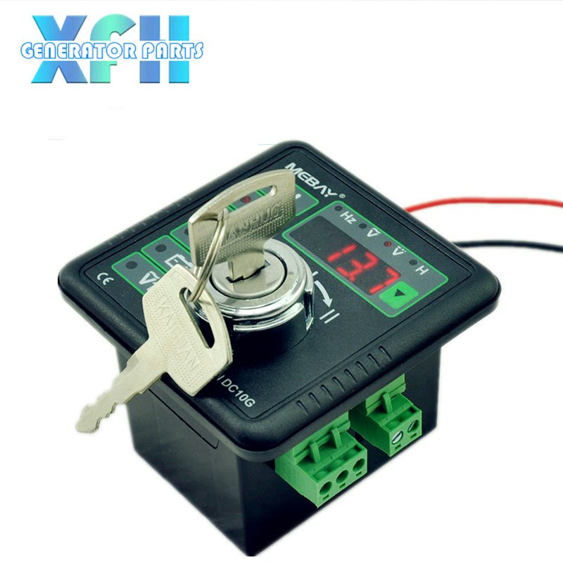 Mebay DC10G Diesel Manual Key Start Generator Controller Genset Control Module Replace DSE501K - XFH generator parts