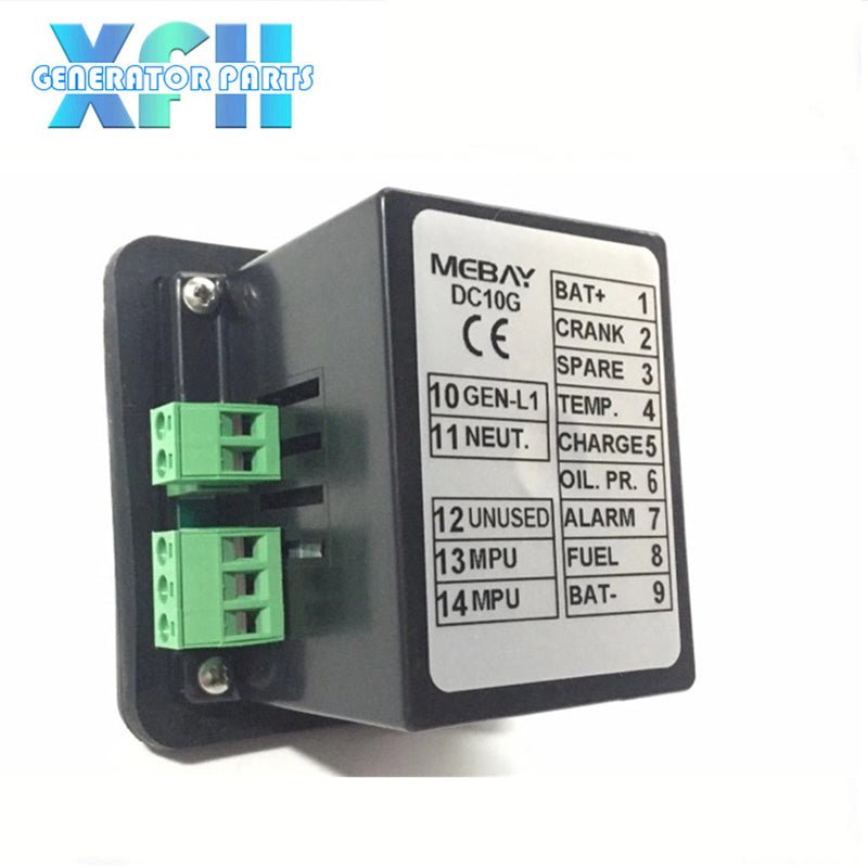 Mebay DC10G Diesel Manual Key Start Generator Controller Genset Control Module Replace DSE501K - XFH generator parts
