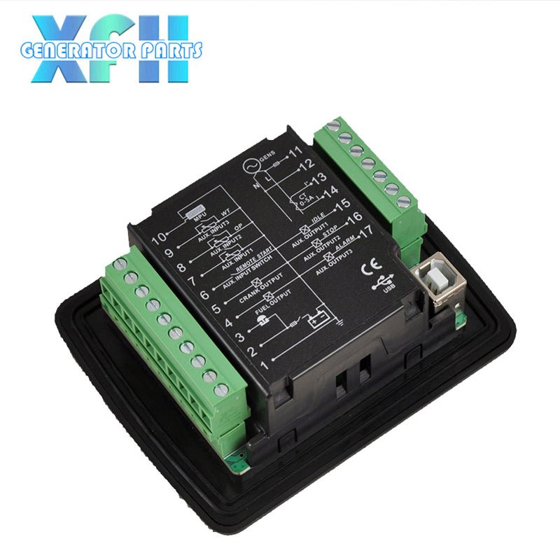 Mebay DC30D Genset Controller Control Module Control Panel With USB Port Replace HGM1790N - XFH generator parts