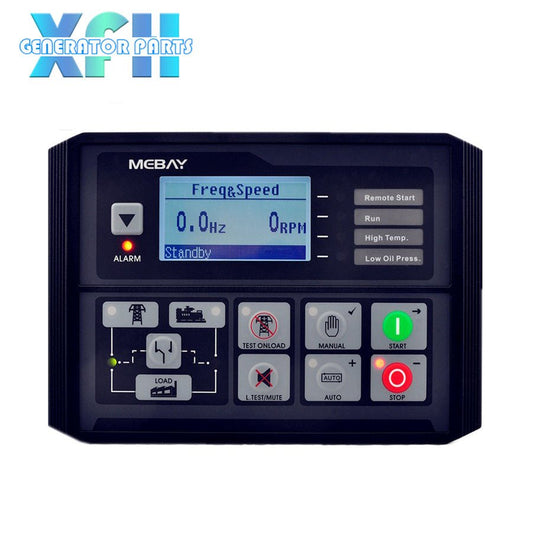 Mebay DC42D MK3 DC42DR AMF Generator Controller LCD Screen Four External Relay - XFH generator parts