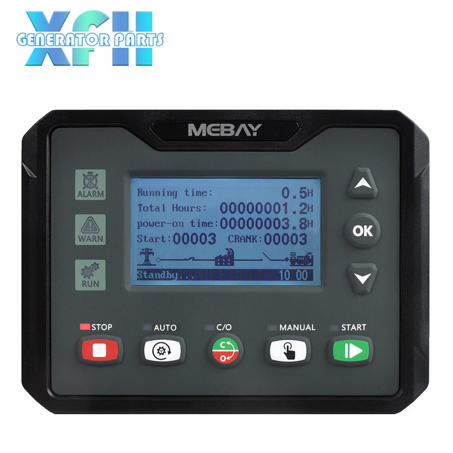 Mebay DC42S DC42SR Auto AMF ATS Generator Controller Big Screen - XFH generator parts