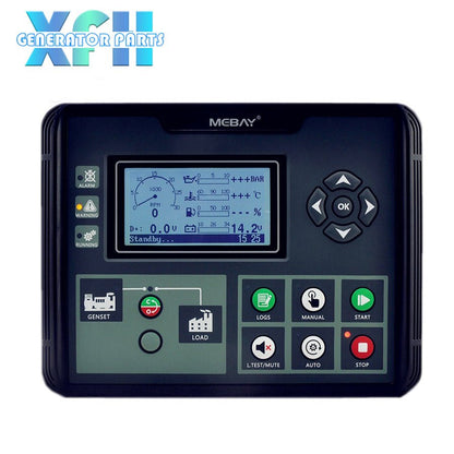 Mebay DC50D DC50DR 3.5 Inches LCD Screen Single Generator Automation Controller Genset Spare Parts - XFH generator parts