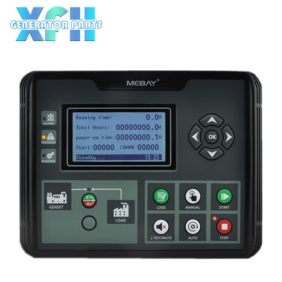 Mebay DC50D DC50DR 3.5 Inches LCD Screen Single Generator Automation Controller Genset Spare Parts - XFH generator parts
