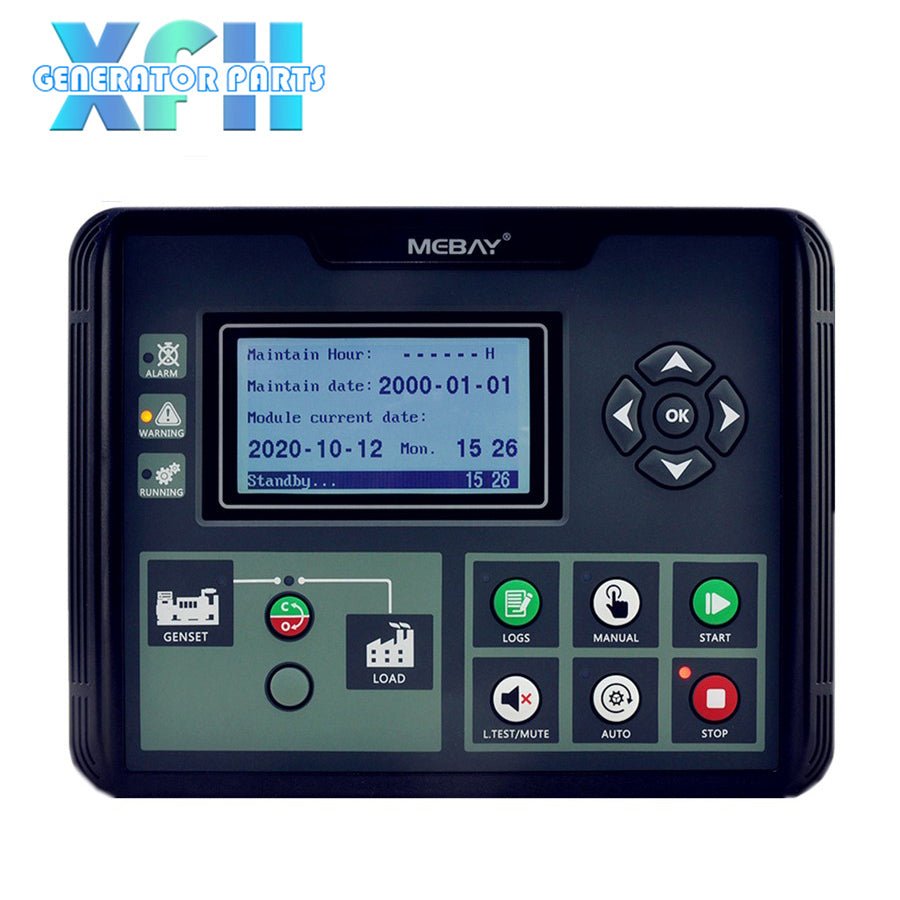 Mebay DC50D DC50DR 3.5 Inches LCD Screen Single Generator Automation Controller Genset Spare Parts - XFH generator parts