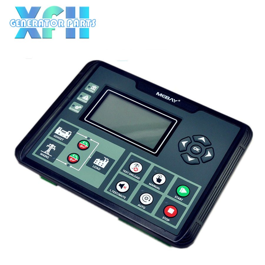 Mebay DC52D DC52DR 3.5 Inches LCD Screen Single Generator Automation Controller Mains Monitoring Auto Mains Failure AMF Function - XFH generator parts