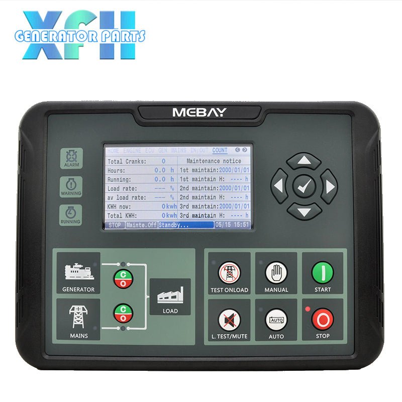 Mebay DC92D DC92DR 3 Phases Auto AMF ATS Generator Controller Genset Control Module - XFH generator parts