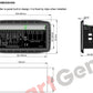 MGC100 Small Diesel/Gasoline Generator Set Controller MGC100 LED Display Auto Start Stop Control Panel Genset Parts - XFH generator parts