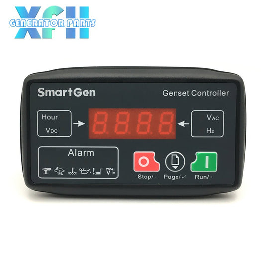MGC100 Small Diesel/Gasoline Generator Set Controller MGC100 LED Display Auto Start Stop Control Panel Genset Parts - XFH generator parts