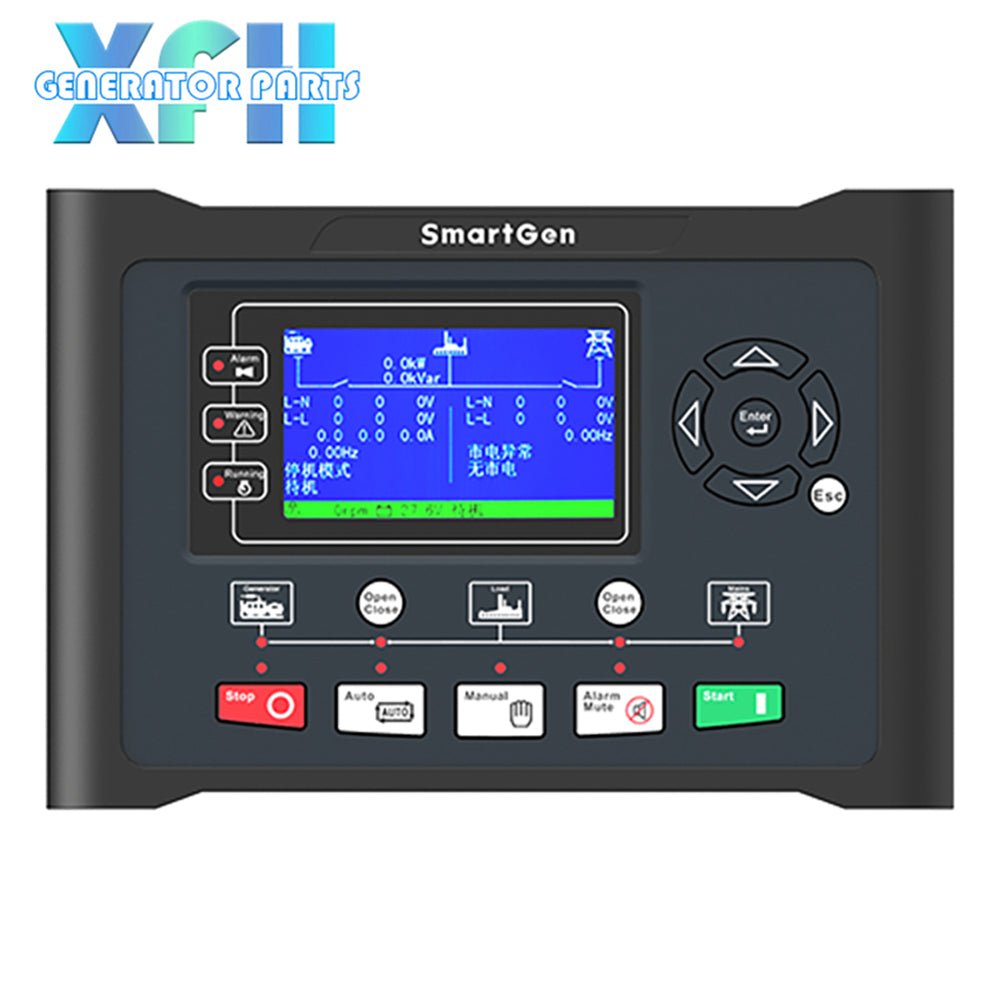 Original SmartGen HGM9520 Diesel Generator Set Controller Parallel Drive Control Module with 4.3 inches TFT - LCD - XFH generator parts