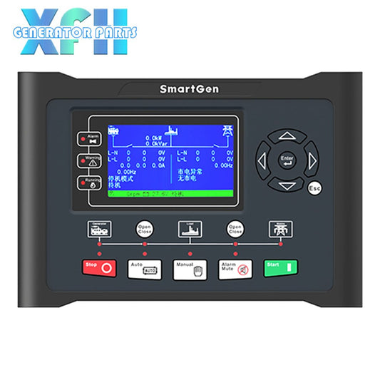Original SmartGen HGM9520 Diesel Generator Set Controller Parallel Drive Control Module with 4.3 inches TFT - LCD - XFH generator parts