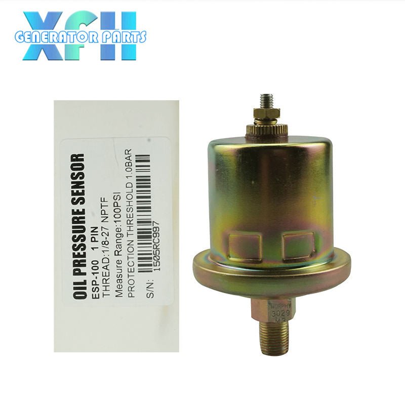 Pressure sensor 05701857 For Murphy 100 PSI ESP - 100 1 - wire - to - ground Single Wire - XFH generator parts