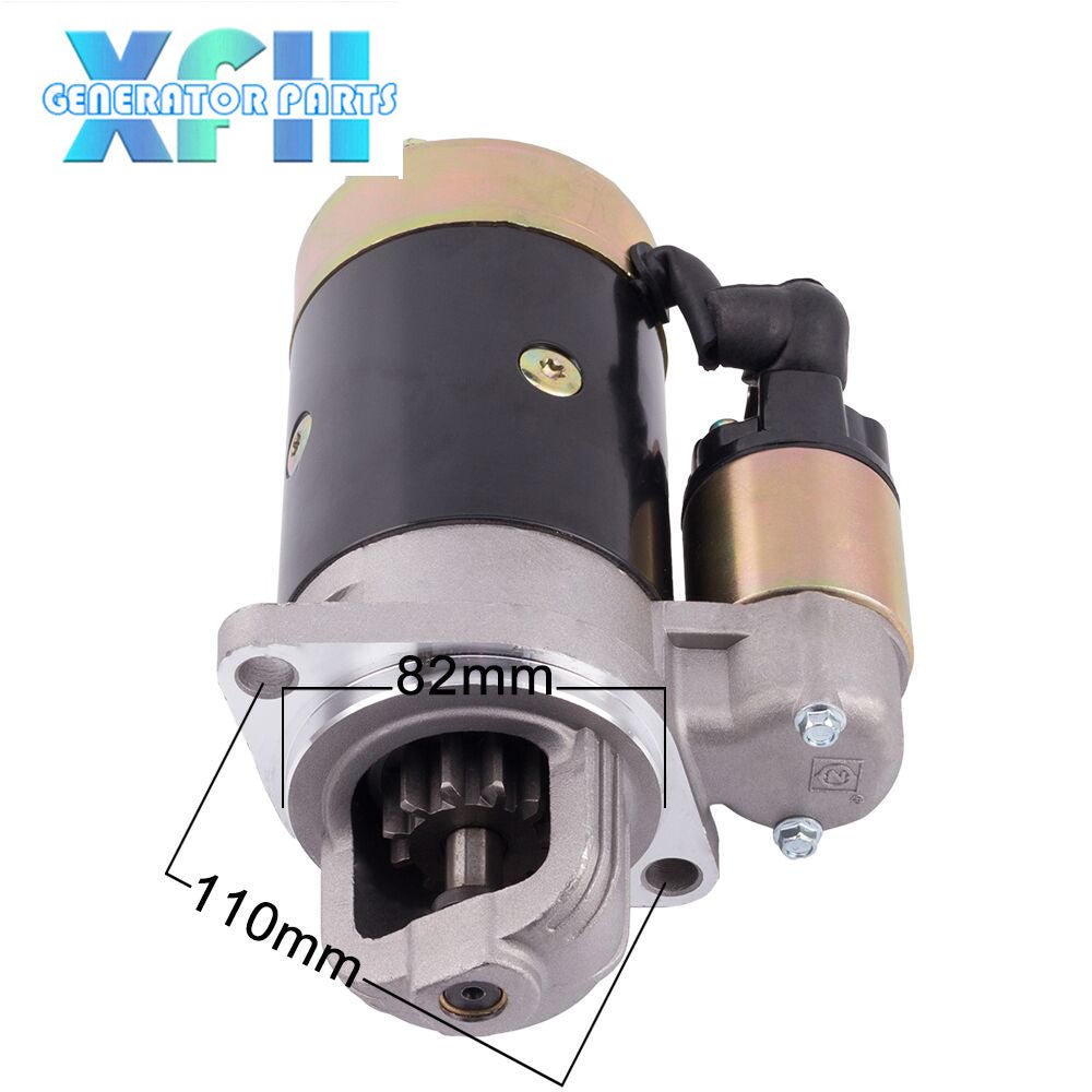 QD1201 Diesel Engine Motor Starter 12V 1.8KW Copper S195 S1100 Engine Starter Motor 11 teeth forward direction Generator Parts - XFH generator parts