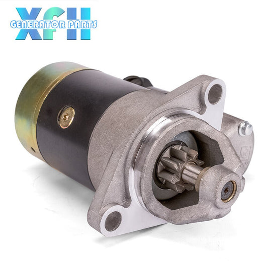 QD124A 12V 1.2KW Starter Motor and QD114A QD114 QD124FS Diesel Generator Parts Electric Starter Motor Copper Made For 186F 188F 192F Engine Motor Starter - XFH generator parts