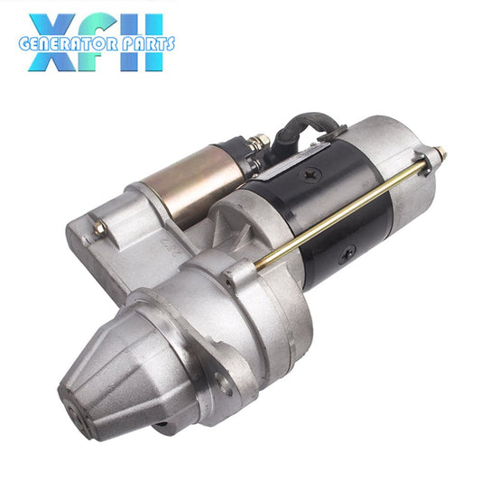 QDJ1312D 12V 3.8KW Engine Starter Motor Power Diesel Generator Motor Starters Electric genset Parts fast start 11 teeth - XFH generator parts