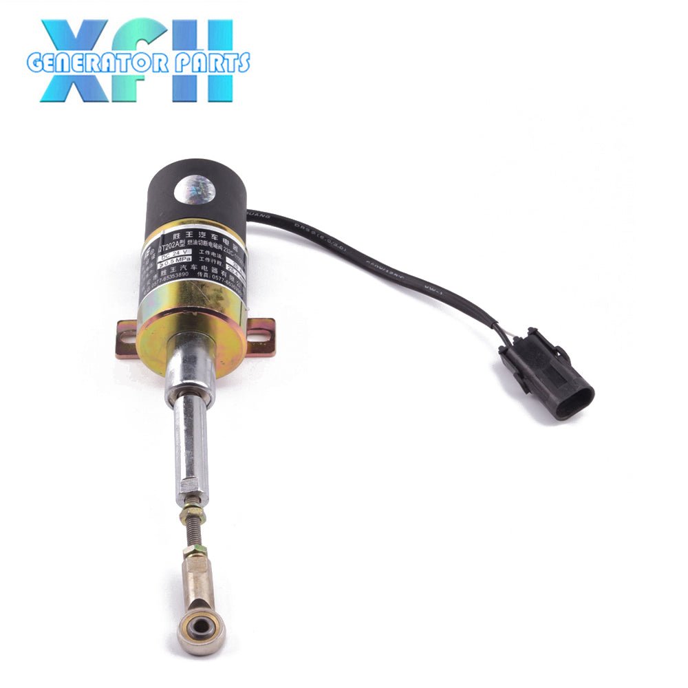 QT202A DC24V Fuel cut solenoid valve - XFH generator parts
