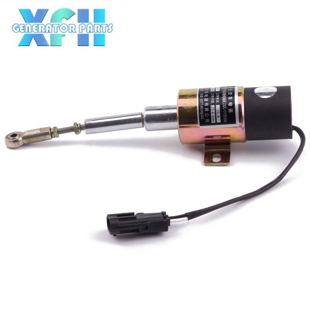 QT202A DC24V Fuel cut solenoid valve - XFH generator parts