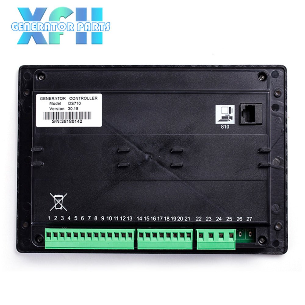 Replace DSE710 DSE720 Generator Controller Self - starting Control Module Diesel Generator Parts LCD Display Genset Monitors - XFH generator parts