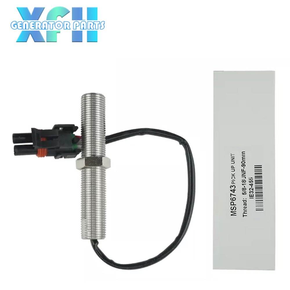 RPM Sensor MSP6743 5/8 - 18 UNF - 90MM Threaded Magnetic Pick - up Sensor Diesel Engine - XFH generator parts