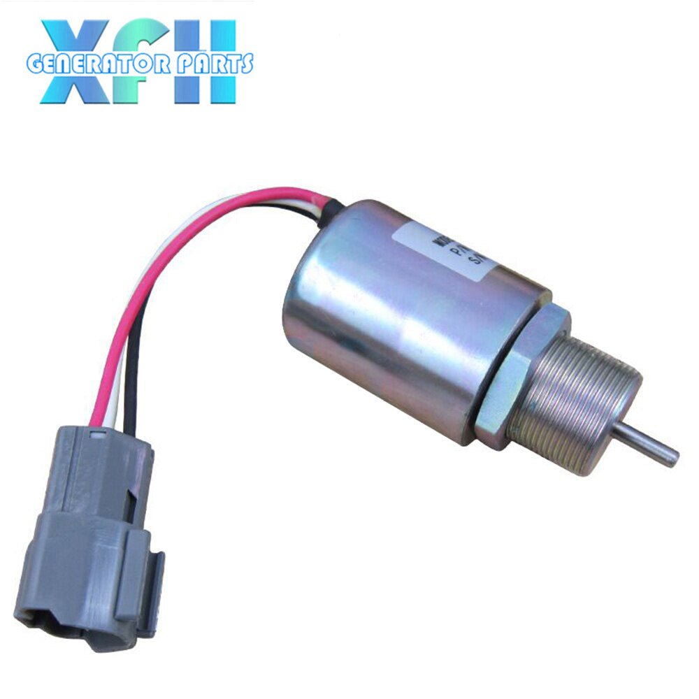 SA - 3725 - 12 Engine Fuel Shut Off stop Solenoid for Mitsubishi S3L2 Mahind Volvo EC15 Toro 223D SA - 3725 - 24 DC24v - XFH generator parts
