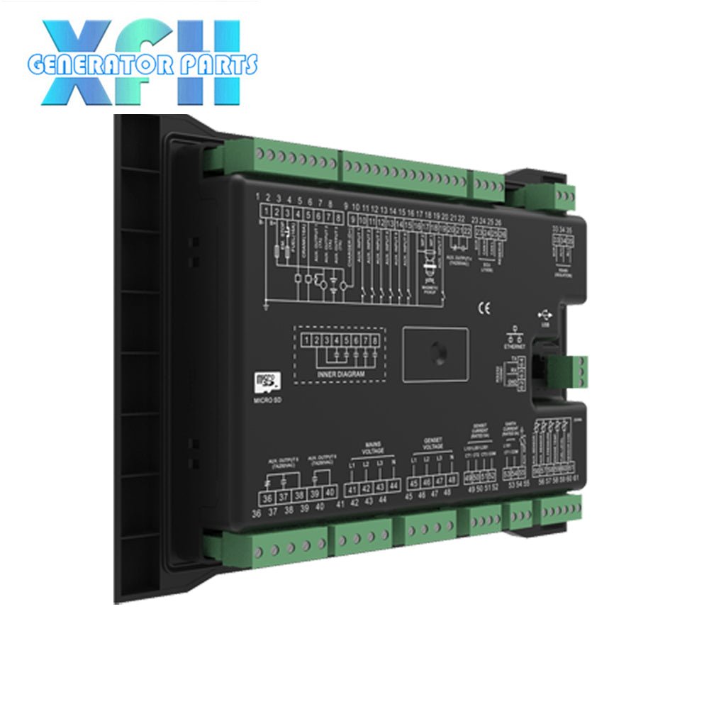 SmartGen Controller HGM9620 Power Station Automation Controller Used In The Automation And Monitoring System Of A Single Diesel - XFH generator parts