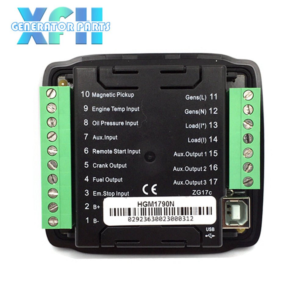 Smartgen HGM1790N Generator Controller Electronic Auto Start Module Diesel Genset Spare Parts - XFH generator parts