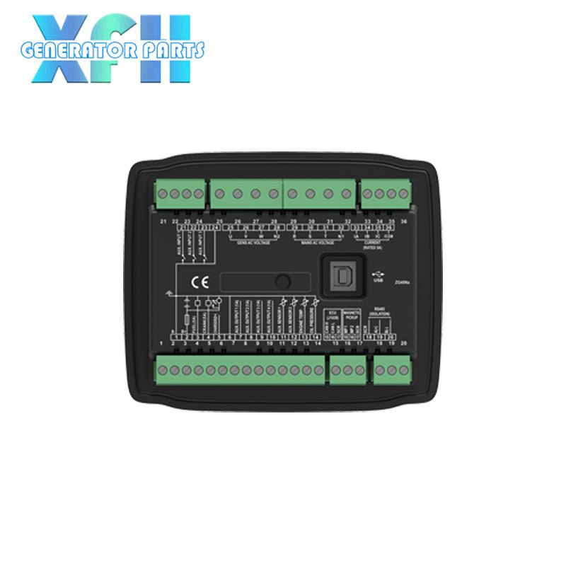 SmartGen HGM4020N AMF Diesel Electric Generator Controller Module Auto Start Stop LCD Display Remote Monitor Control Panel Parts - XFH generator parts