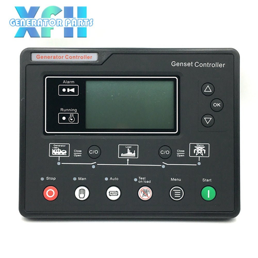 Smartgen HGM6120U HGM6110U Generator Controller Replacement LCD Display Auto Start Stop Control Panel Module 6120U 6110U Genset Part - XFH generator parts