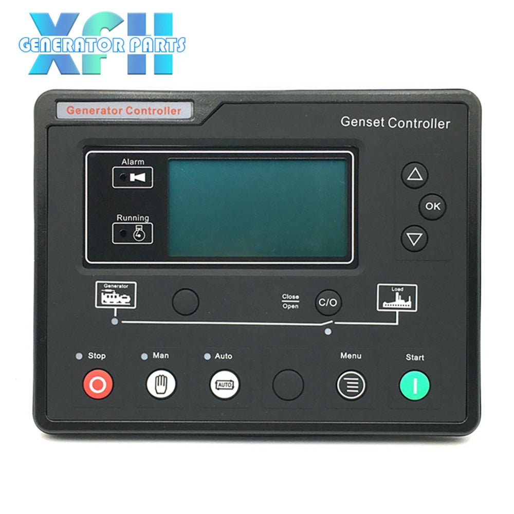 Smartgen HGM6120U HGM6110U Generator Controller Replacement LCD Display Auto Start Stop Control Panel Module 6120U 6110U Genset Part - XFH generator parts
