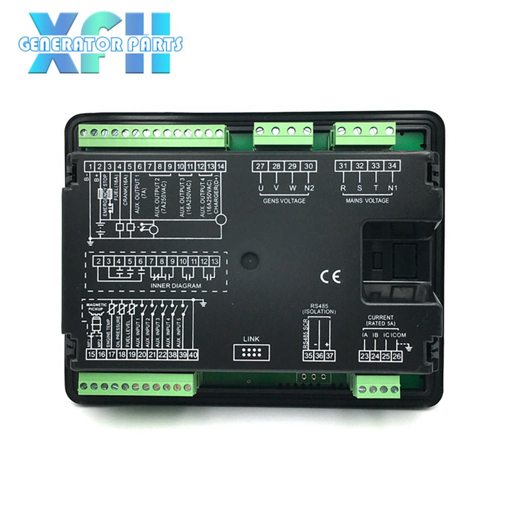 Smartgen HGM6120U HGM6110U Generator Controller Replacement LCD Display Auto Start Stop Control Panel Module 6120U 6110U Genset Part - XFH generator parts