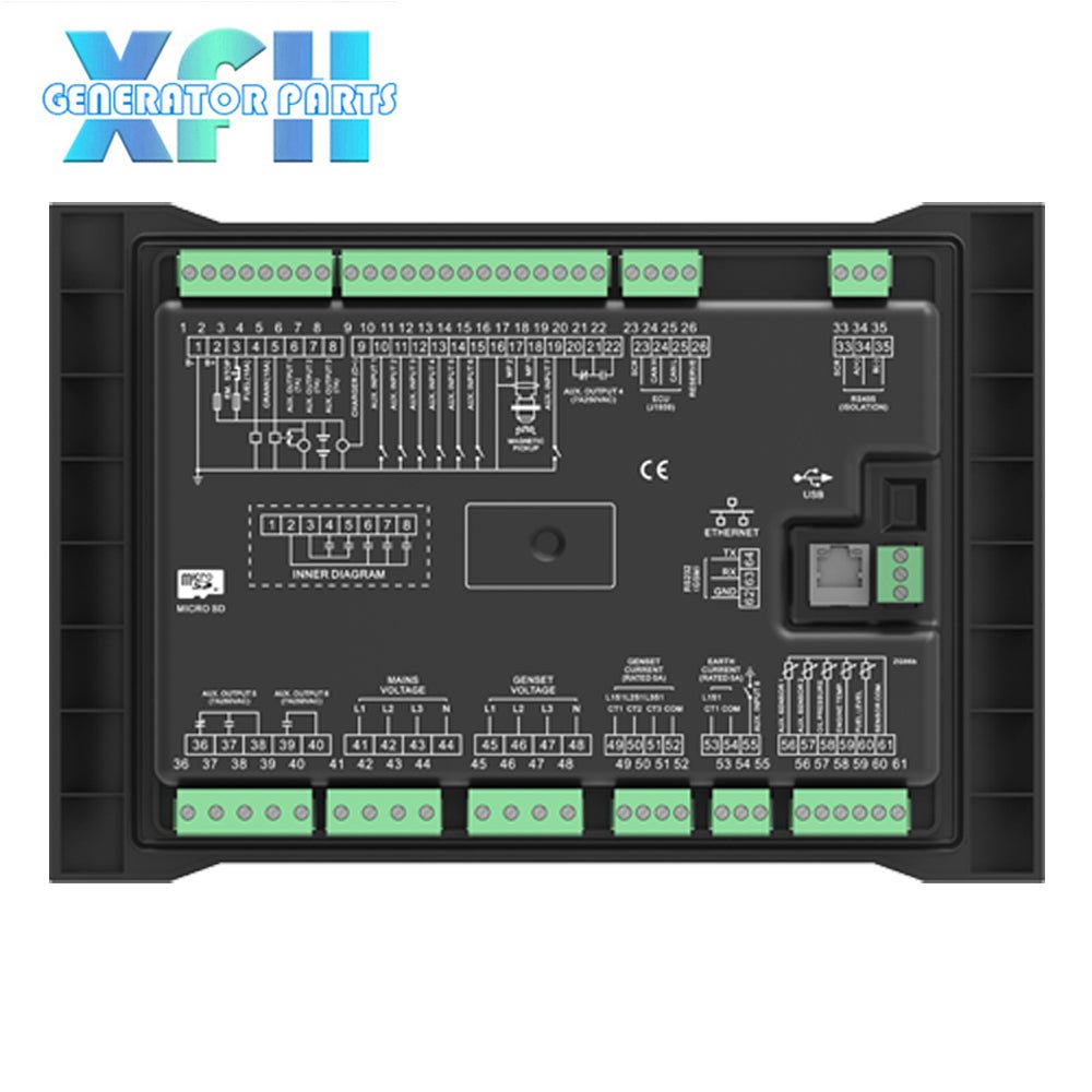 Smartgen HGM9610 Controller Diesel Generator Set Control Panel - XFH generator parts