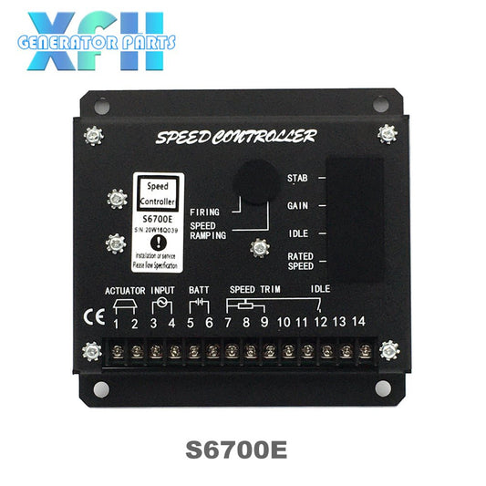 Speed Control Unit S6700E Speed Controller for Diesel Generator Genset - XFH generator parts