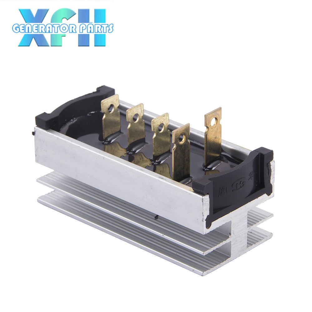Three phase SQL20A 20amp generator rectifier Aluminum Heatsink Diode Bridge Rectifier kit for generator 20A Iron Pin power diode - XFH generator parts