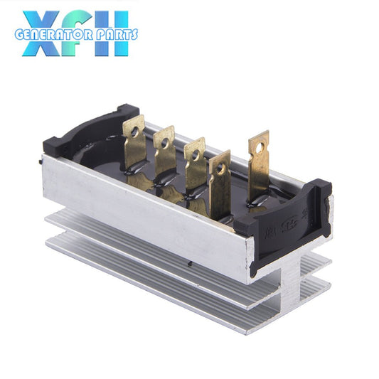 Three phase SQL20A 20amp generator rectifier Aluminum Heatsink Diode Bridge Rectifier kit for generator 20A Iron Pin power diode - XFH generator parts