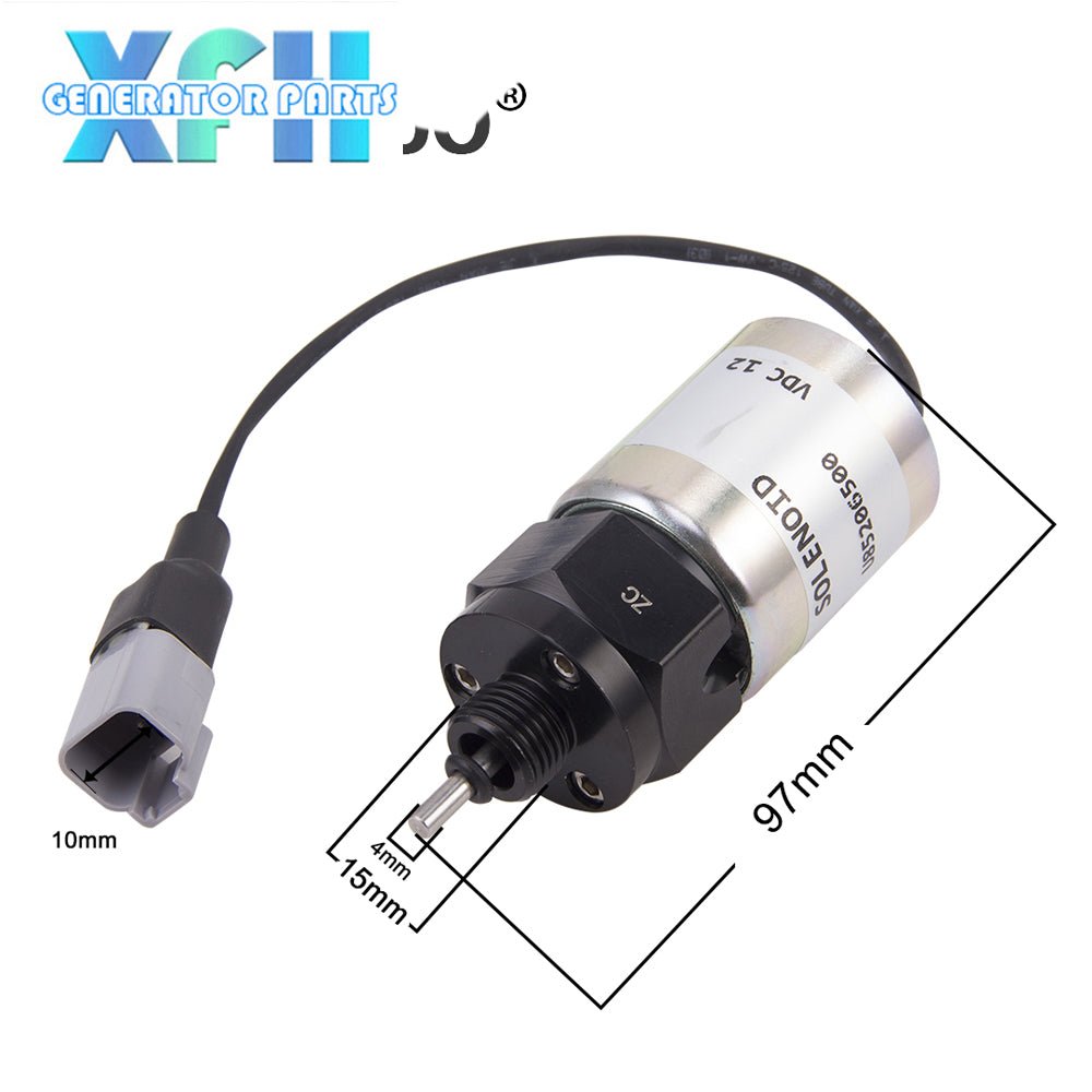 U85206500 Diesel Generator Engine Throttle solenoid Valve 12V For Perkins 400 Series 403D - 15 404D - 22 404D - 22T 404D - 22TA - XFH generator parts